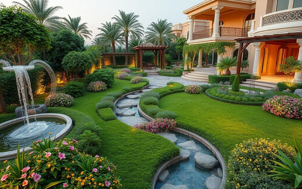 تنسيق حدائق المغرزات بالرياض