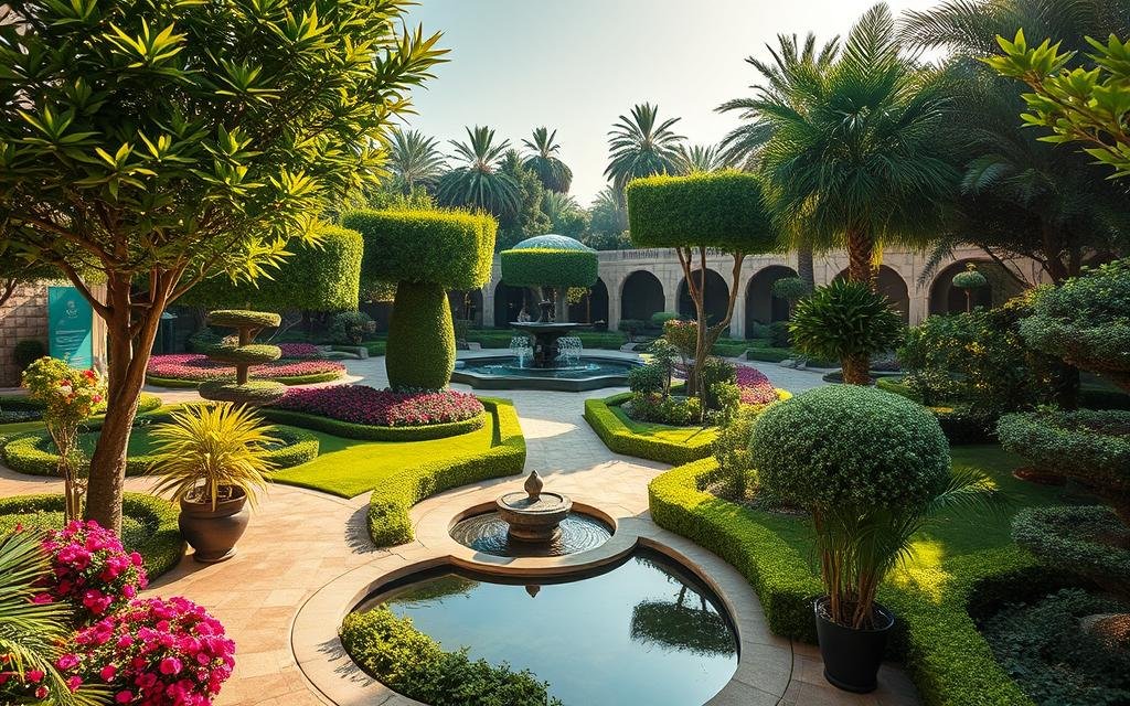 تنسيق حدائق الفلاح بالرياض