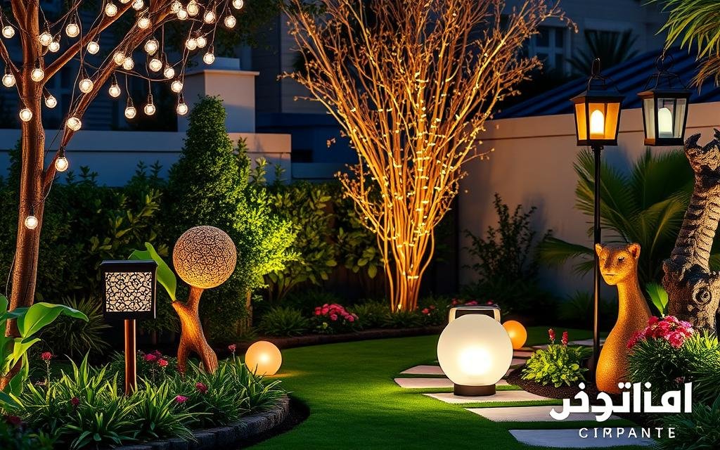 10 أفكار عصرية لتزيين الحدائق باستخدام الإضاءة بالرياض