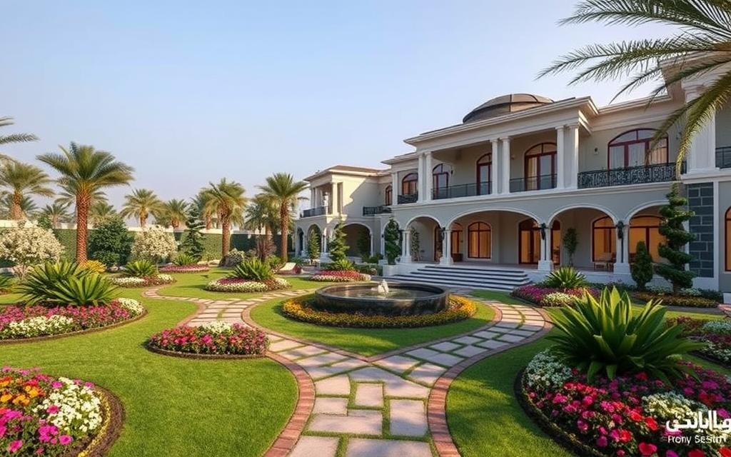 تصميم حدائق فلل بالرياض