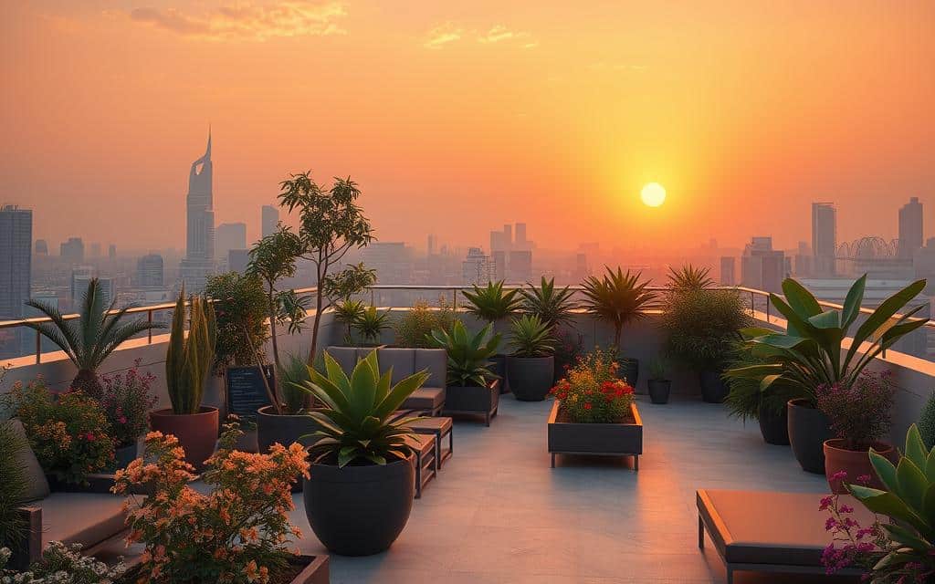 تنسيق حدائق سطح المنزل بالرياض