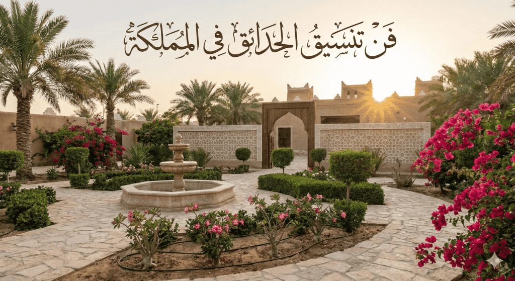 فن تنسيق الحدائق في المملكة