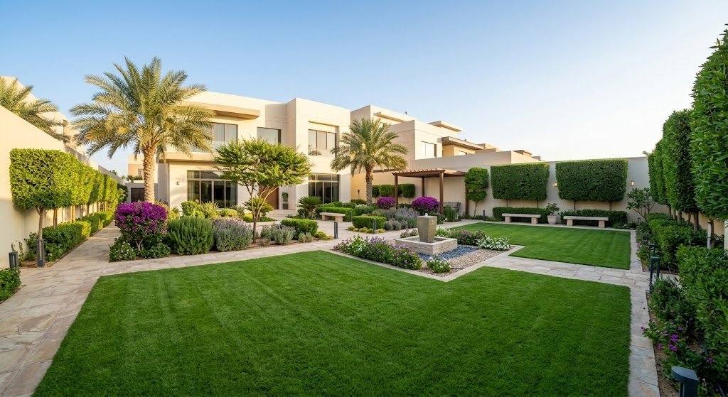 تنسيق و قص حدائق محترف بالرياض